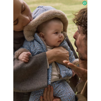 Abrigo Reversible Dream Blue