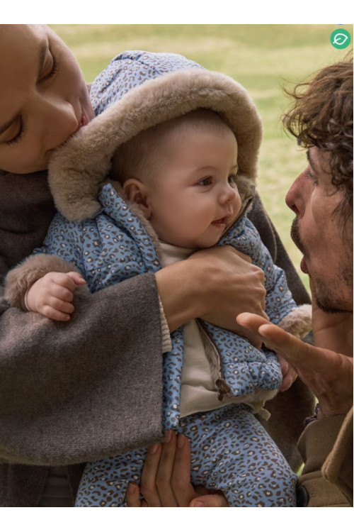 Abrigo Reversible Dream Blue