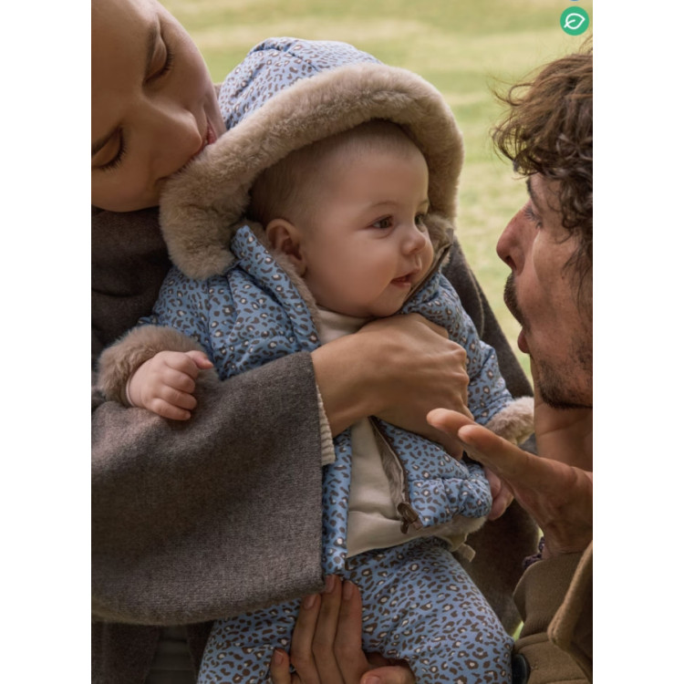 Abrigo Reversible Dream Blue