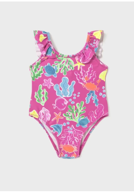Bañador Estampado Fucsia