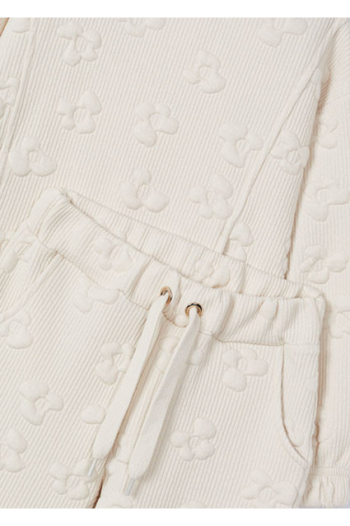 Chandal 2p Flores Beige