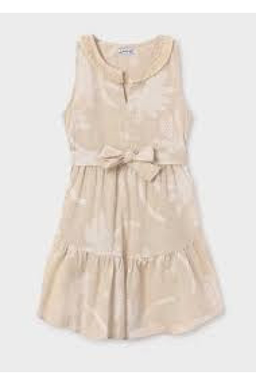 Vestido Lino-Crudo