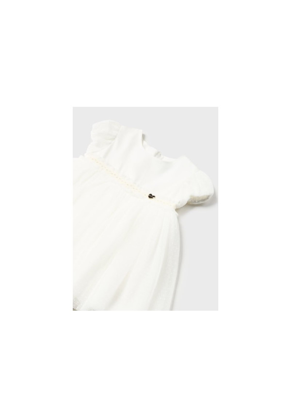 Vestido Tul Crudo