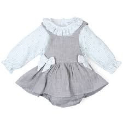 Conjunto Pichi 2p Gris