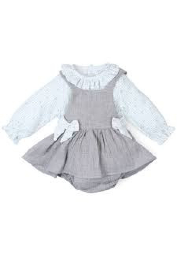 Conjunto Pichi 2p Gris