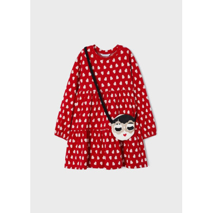 Vestido Corazones Rojo