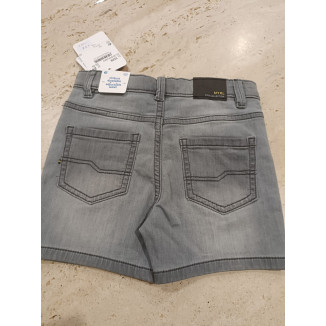 Pantalón Vaquero Corto Gris Claro