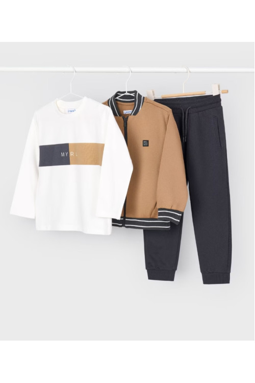 Chandal 3p Caramelo