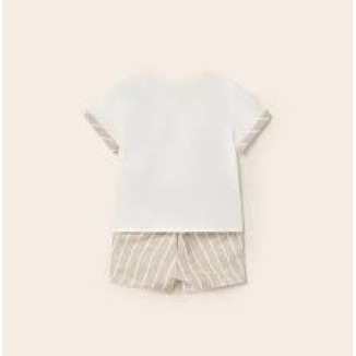 Conjunto 2p Lino Beige