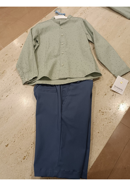 Conjunto 2p Verde/Azul