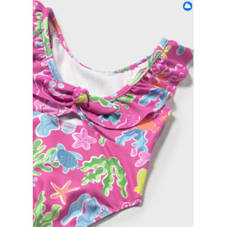 Bañador Estampado Fucsia
