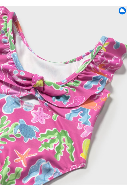 Bañador Estampado Fucsia