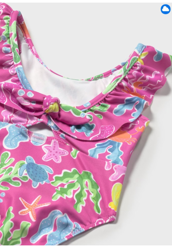 Bañador Estampado Fucsia