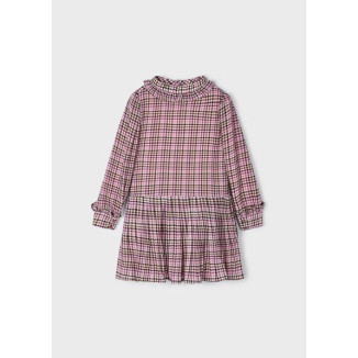 Vestido Cuadros Orquidea