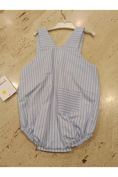 Peto Azul Rayas/Blanco