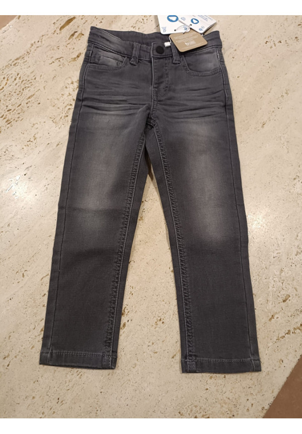 Pantalón Vaquero Slim Fit Gris Oscuro