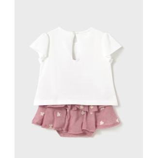 Conjunto 2p Mariposas Hibiscus