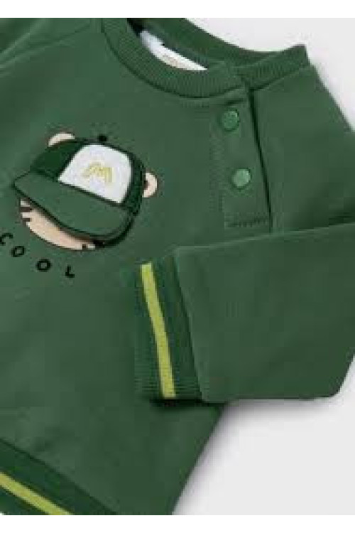 Sudadera Gorra Verde