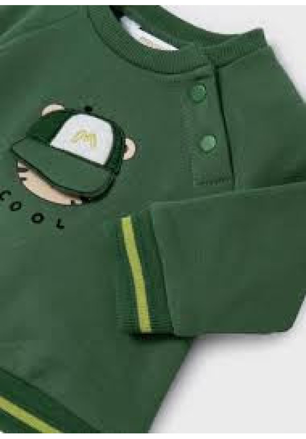 Sudadera Gorra Verde