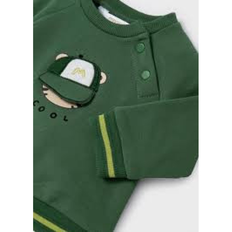 Sudadera Gorra Verde
