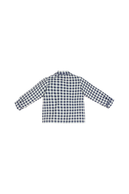 Conjunto 2p Cuadros Azul