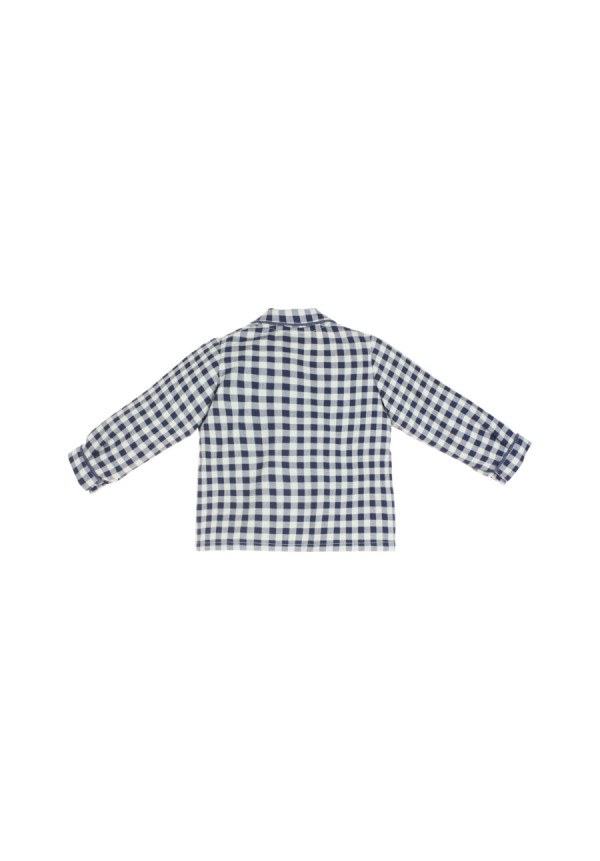 Conjunto 2p Cuadros Azul