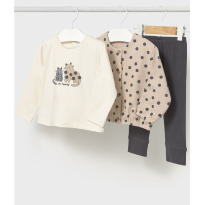 Conjunto Leggings 3p Plomo