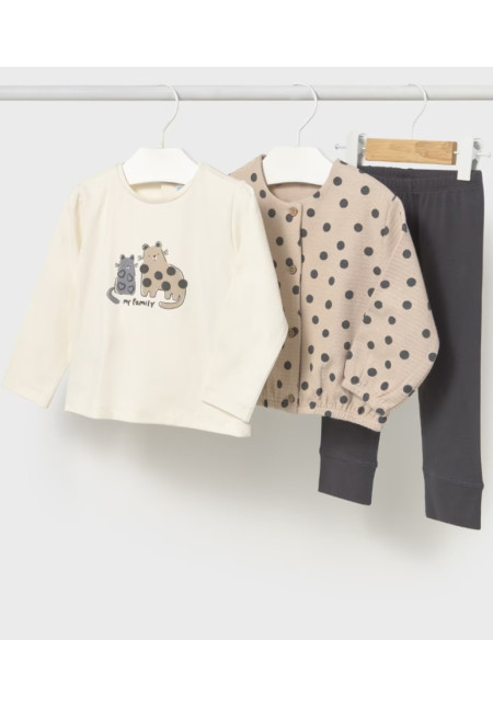 Conjunto Leggings 3p Plomo