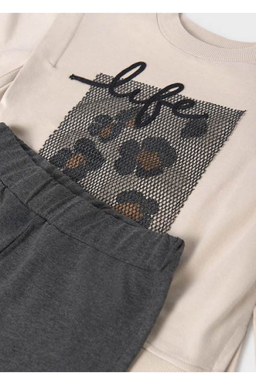 Conjunto Leggins 2p Plomo