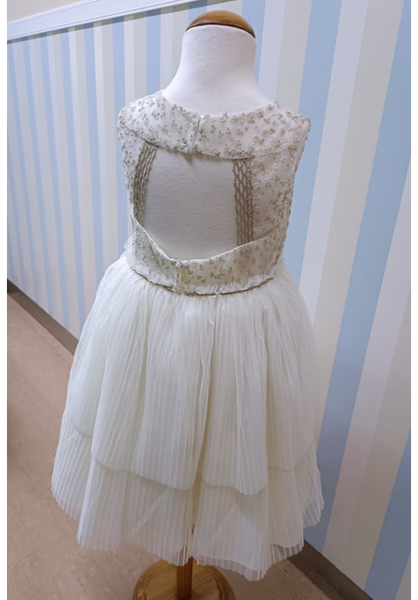 Vestido Ceremonia Tul/Dorado