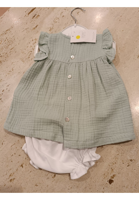 Vestido + Braga Verde