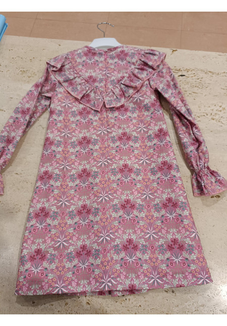 Vestido Flores Rosa