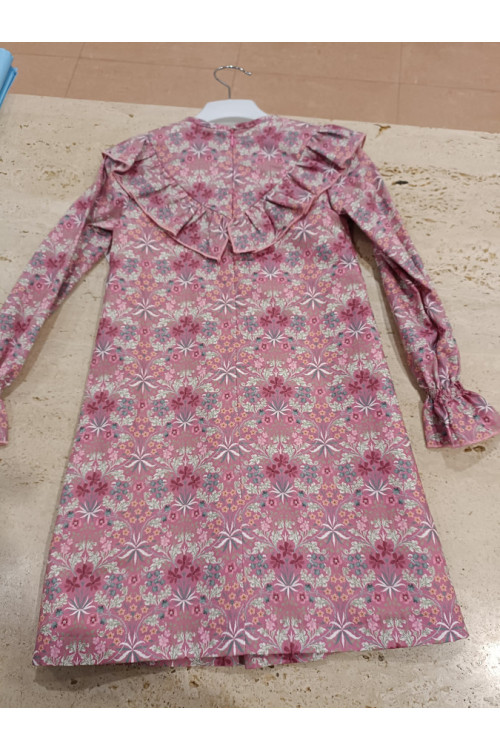 Vestido Flores Rosa