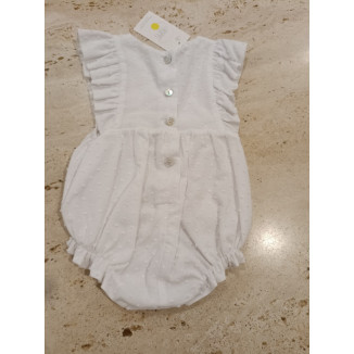 Pelele Plumeti Blanco