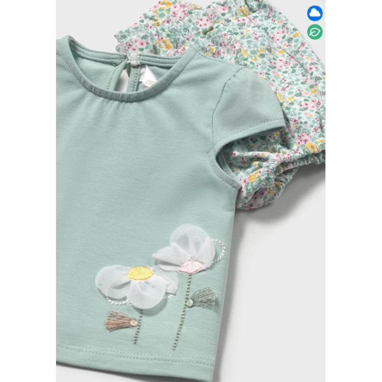 Conjunto 2p Flores Jade