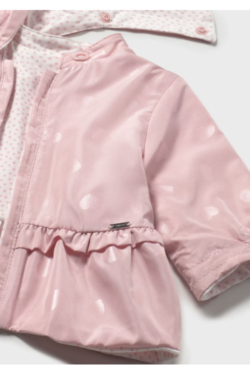 Cortavientos Reversible Rosa Baby