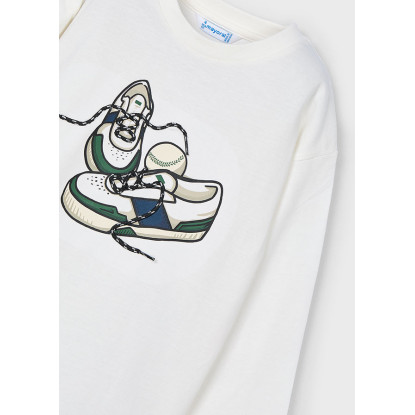 Camiseta Zapatillas Nata