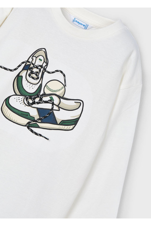 Camiseta Zapatillas Nata