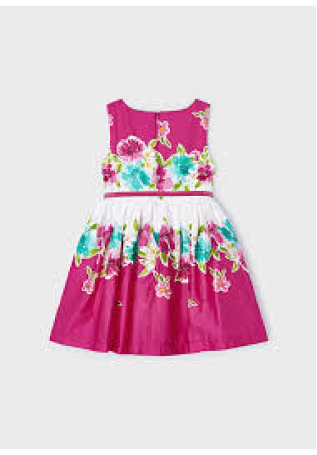 Vestido Estampado Fucsia