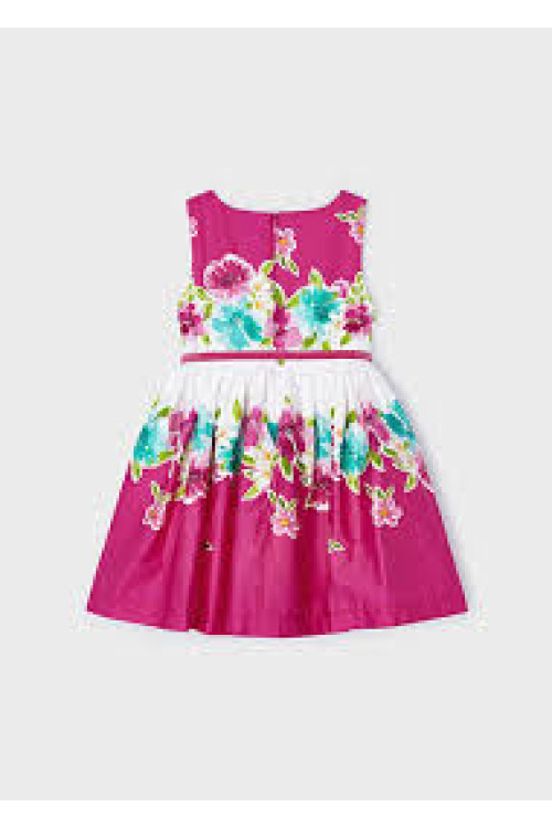 Vestido Estampado Fucsia
