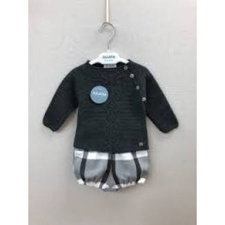 Conjunto 2p Antracita Gris