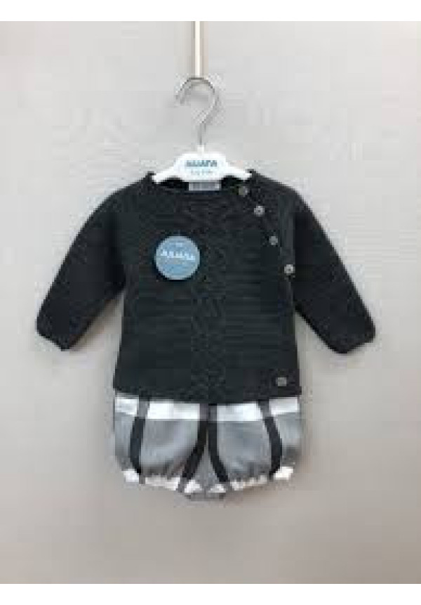 Conjunto 2p Antracita Gris