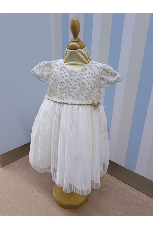 Vestido Ceremonia Tul/Oro