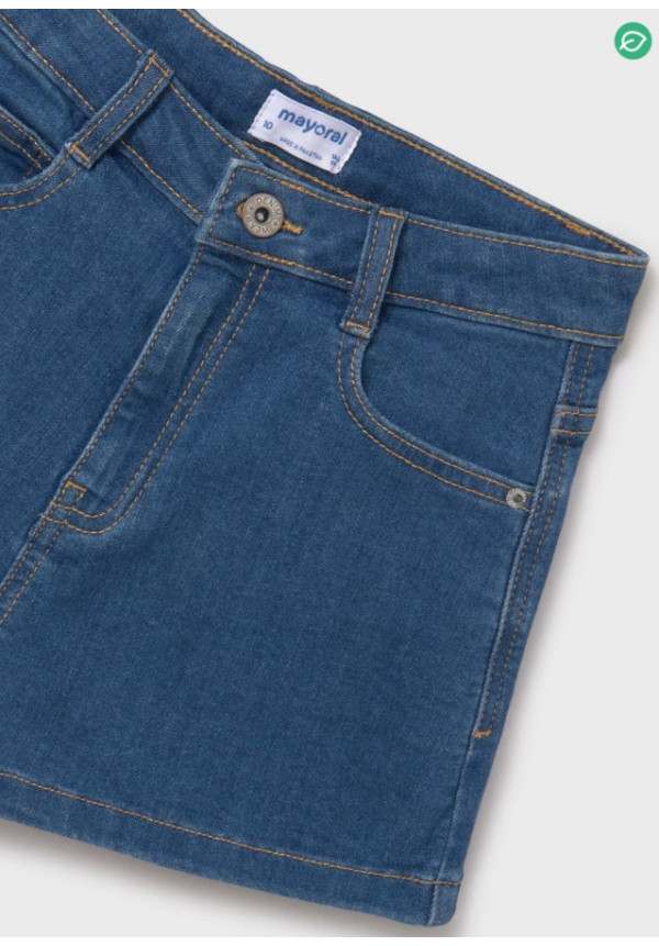 Pantalón Vaquero Corto Básico Medio