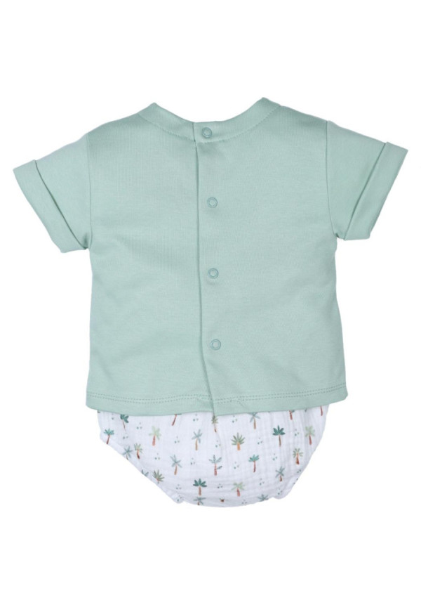 Conjunto 2p Palmeras Jade