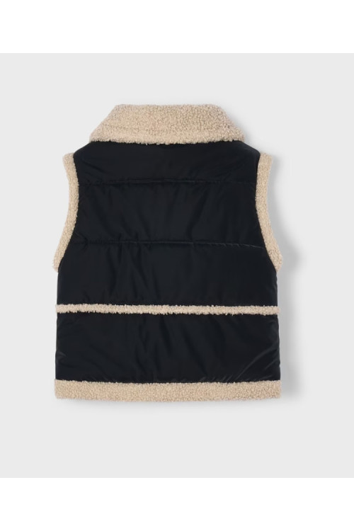 Chaleco Borrego Negro