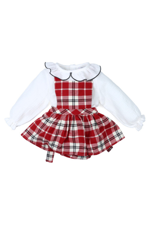 Conjunto 2p Cuadros Rojo
