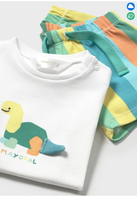 Conjunto 2p Dinosaurio Loro