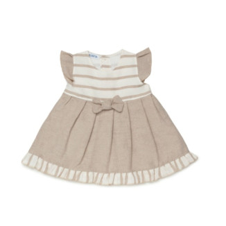 Vestido Pecherin Crudo