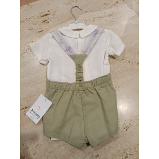 Conjunto 3p Peto Ceremonia Verde